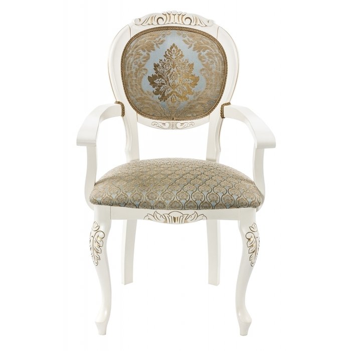 Кресло Adriano молочно-бежевого цвета - лучшие Обеденные стулья в INMYROOM