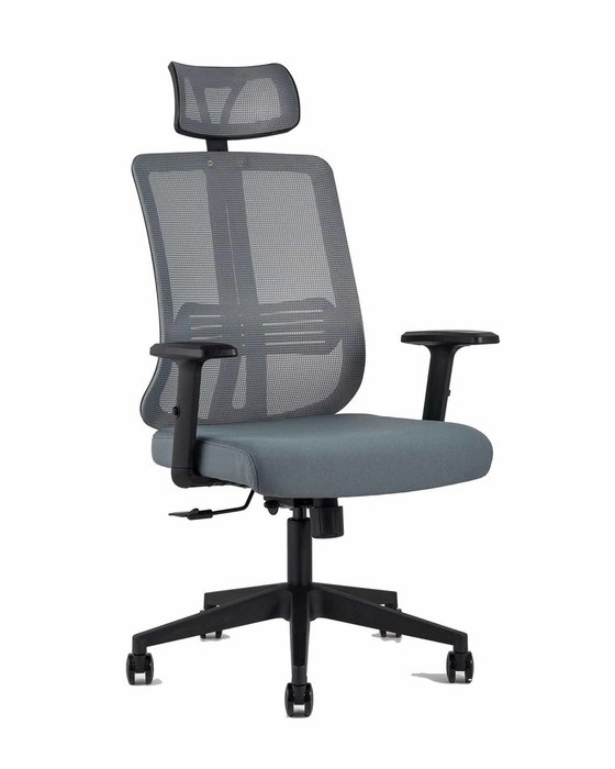 Офисное кресло Top Chairs Post серого цвета