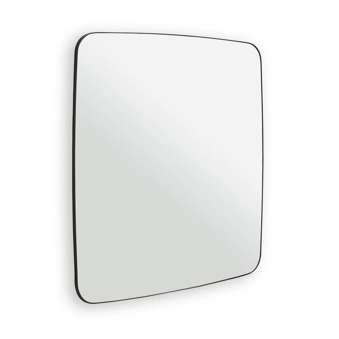Настенное металлическое зеркало Lodus черного цвета - купить Настенные зеркала по цене 32349.0