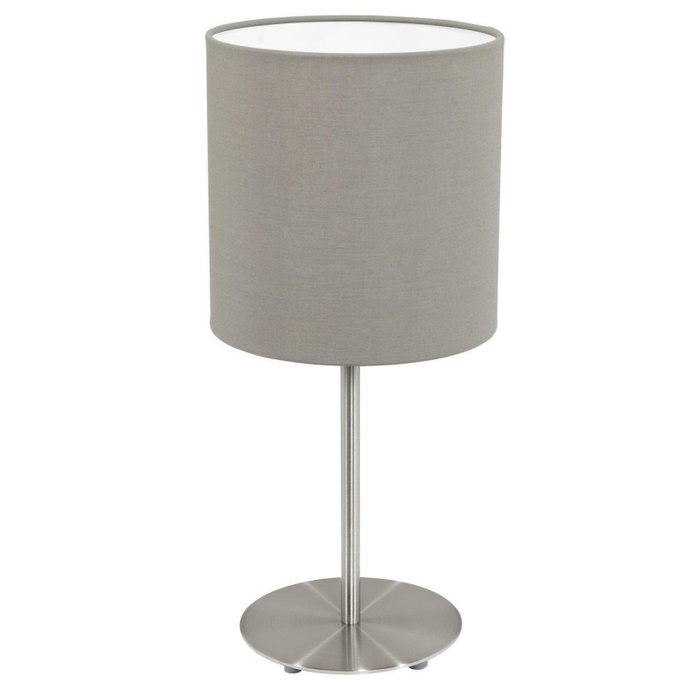 Настольная лампа Pasteri Taupe 31595 (ткань, цвет серый)