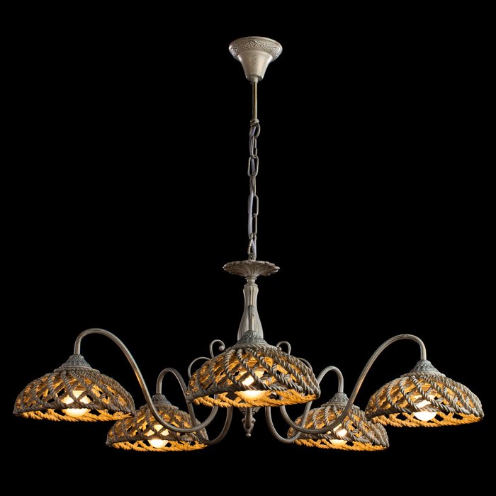 Подвесная люстра Arte Lamp Twisted в стиле прованс - купить Подвесные люстры по цене 15990.0