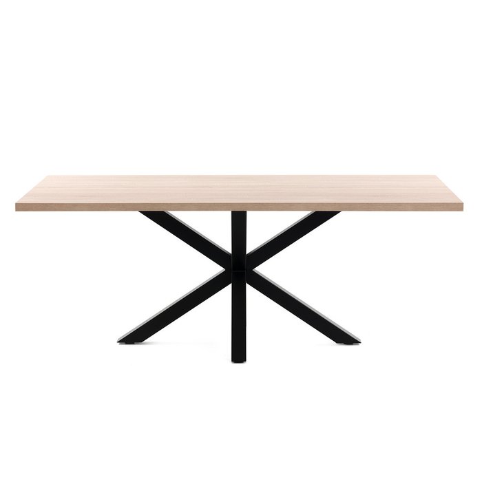 Обеденный стол Arya коричнево-черного цвета - купить Обеденные столы по цене 112990.0