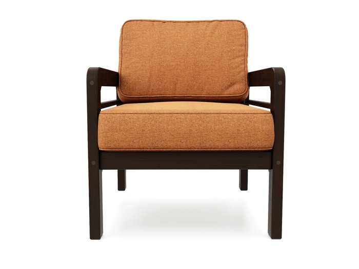 Кресло Бергер оранжевого цвета - купить Интерьерные кресла по цене 19990.0