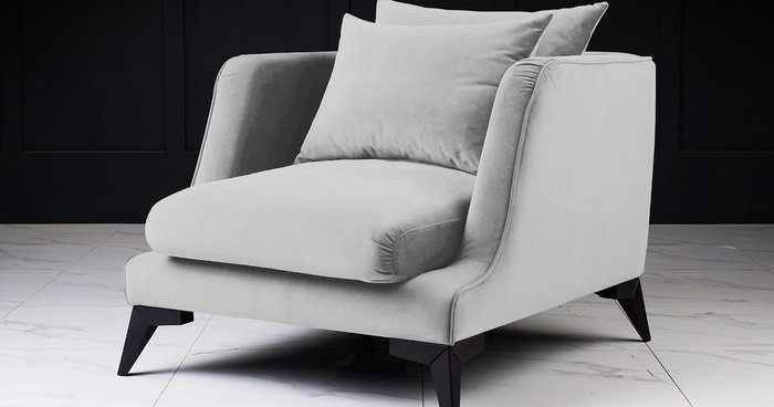 Кресло Dimension simple серого цвета - купить Интерьерные кресла по цене 49900.0