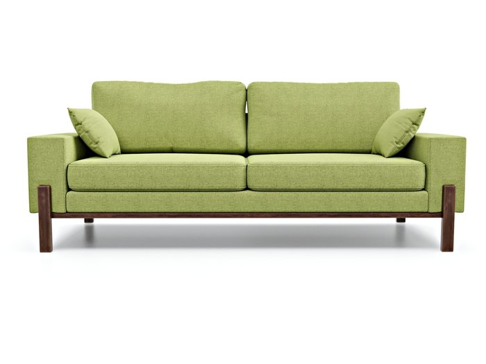 Диван Хангель светло-зеленого цвета - купить Прямые диваны по цене 32990.0