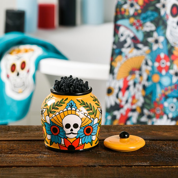 Контейнер Los Muertos из керамики - лучшие Емкости для хранения в INMYROOM