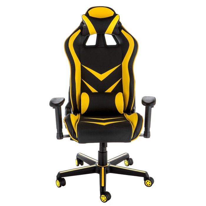 Офисное кресло Racer черно-желтого цвета - купить Офисные кресла по цене 16840.0