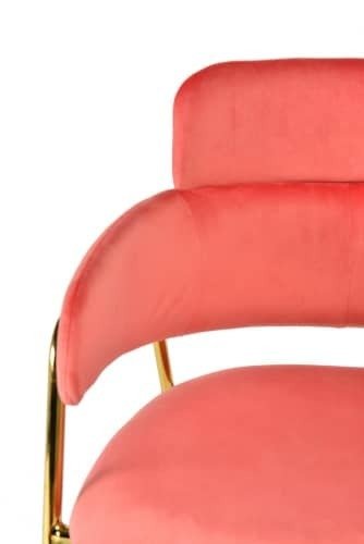 Стул Napoli кораллового цвета - лучшие Обеденные стулья в INMYROOM