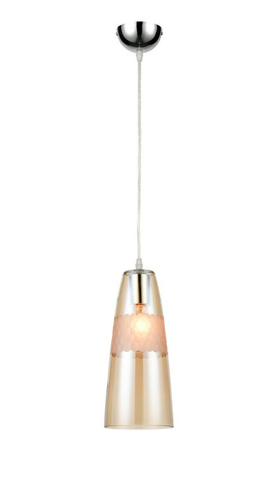 Подвесной светильник Lucky янтарного цвета - купить Подвесные светильники по цене 3820.0