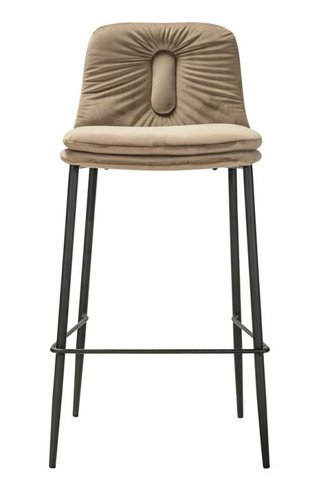 Стул барный Smith серо-бежевого цвета - купить Барные стулья по цене 12290.0