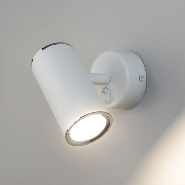 Настенный светодиодный светильник Rutero GU10 SW белый Rutero GU10 SW белый (MRL 1003) - купить Накладные споты по цене 2580.0