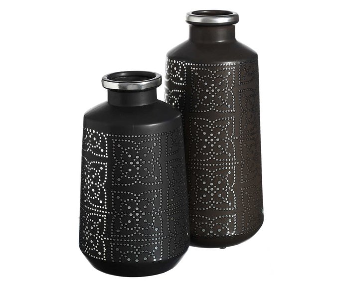 Керамическая ваза черного цвета - купить Вазы  по цене 4260.0