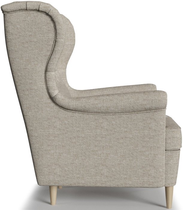 Кресло Торн Beige Chocolate серо-бежевого цвета - лучшие Интерьерные кресла в INMYROOM