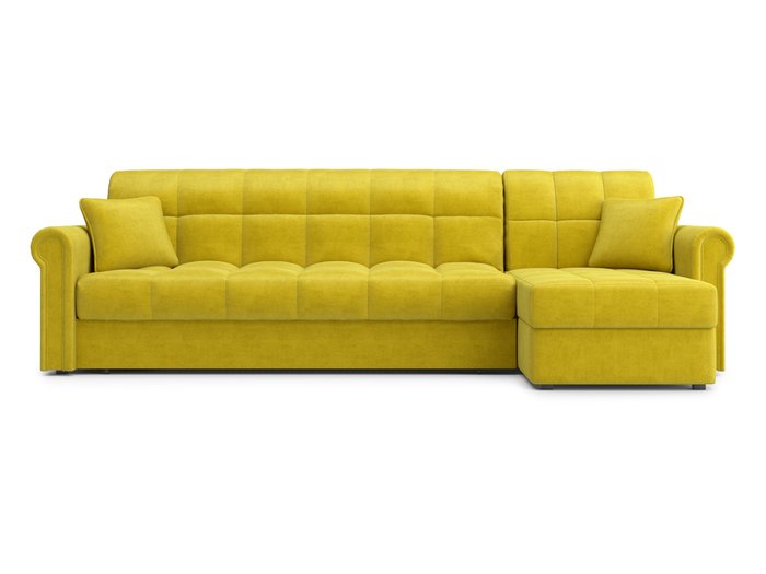 Угловой диван-кровать Палермо 1.6 оливкового цвета - купить Угловые диваны по цене 75300.0