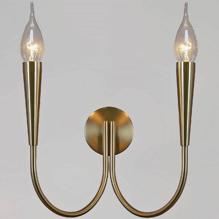 Бра IL0441-2W-79 BRASS (металл, цвет золото) - купить Бра и настенные светильники по цене 2200.0 Бра IL0441-2W-79 BRASS (металл, цвет золото) - купить Бра и настенные светильники по цене 2200.0
