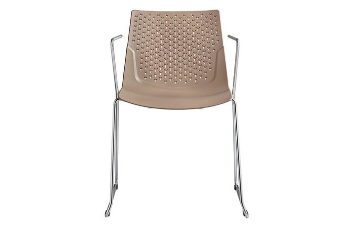 Стул Адэна с коричневым пластиковым сидением - купить Обеденные стулья по цене 13200.0