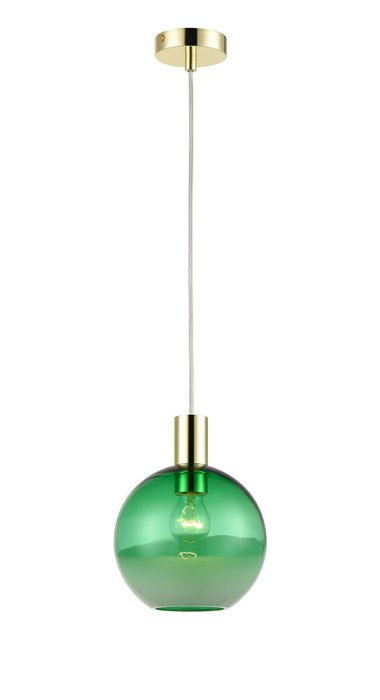 Подвесной светильник Unicum зеленого цвета - купить Подвесные светильники по цене 6228.0