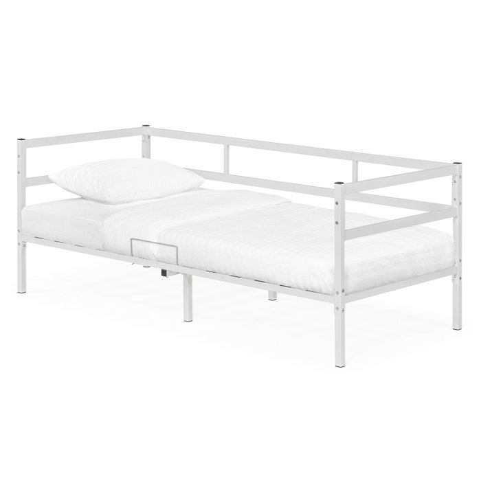 Кровать Лавли 90х190 белого цвета