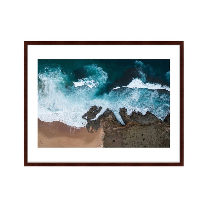 Картина Beach ocean waves coast rocks - купить Картины по цене 16999.0