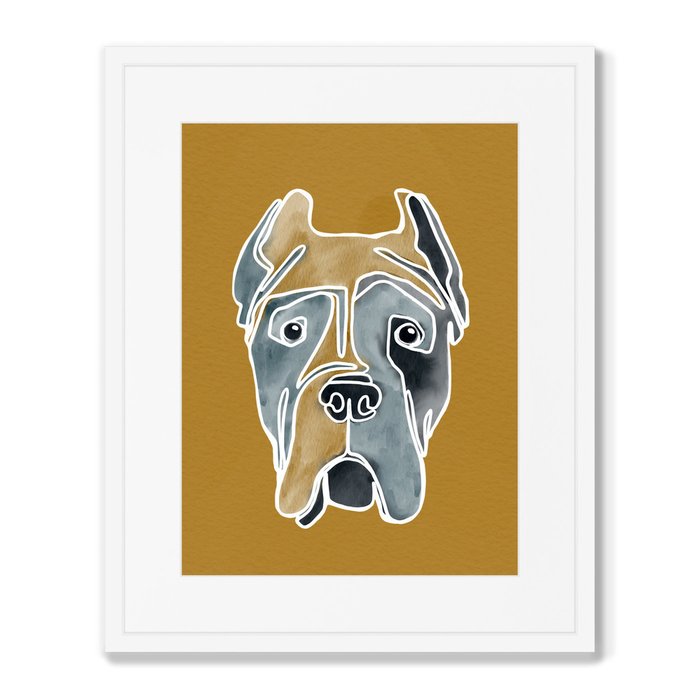 Набор из 4-х репродукций картин в раме Happy dogs, No4 - купить Картины по цене 32796.0