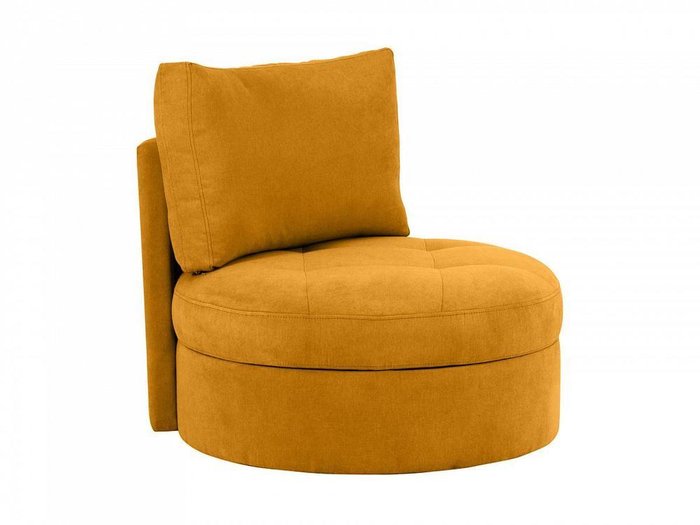 Кресло Wing Round желтого цвета - купить Интерьерные кресла по цене 32900.0