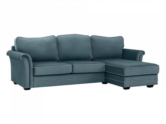 Угловой диван-кровать Sydney серо-синего цвета - купить Угловые диваны по цене 173880.0