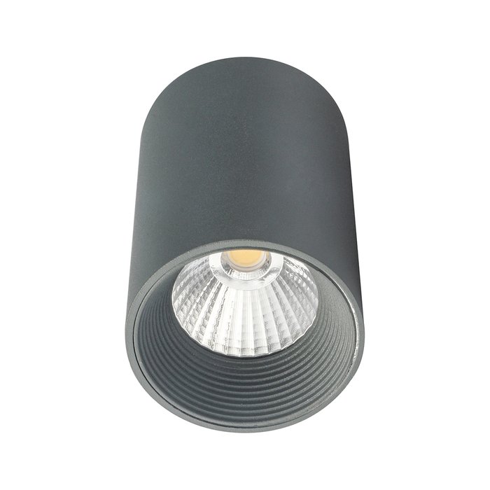 Потолочный светодиодный светильник серого цвета