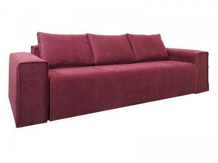 Диван-кровать Bui бордового цвета - купить Прямые диваны по цене 81290.0