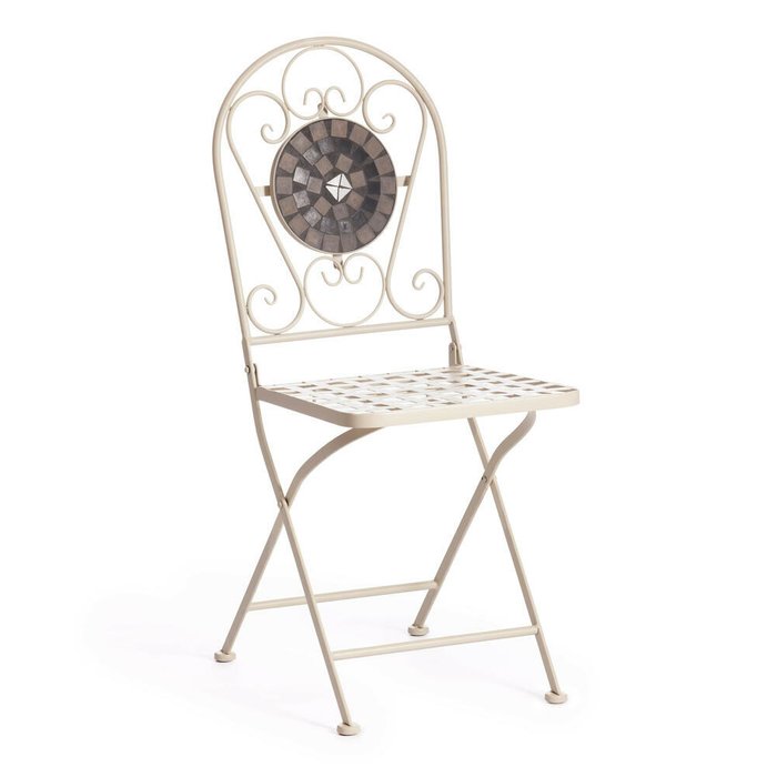 Набор из двух садовых стульев Secret de Maison Vicenza бежевого цвета - купить Садовые стулья по цене 10920.0
