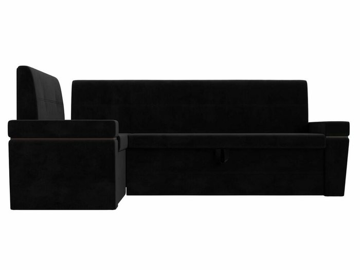Угловой диван-кровать Деметра черного цвета левый угол - купить Угловые диваны по цене 45999.0