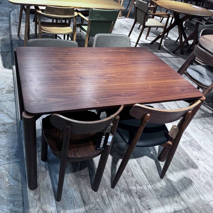 Обеденный стол Дион коричневого цвета - лучшие Обеденные столы в INMYROOM