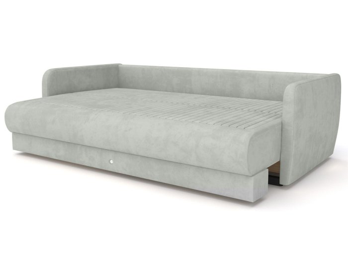 Прямой диван-кровать светло-серого цвета - купить Прямые диваны по цене 198000.0