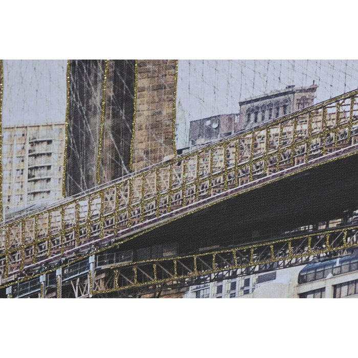 Картина Белый Позолоченный Пурпурин Лондон Loft 150 x 3 x 100 cm (2 штук) - лучшие Картины в INMYROOM