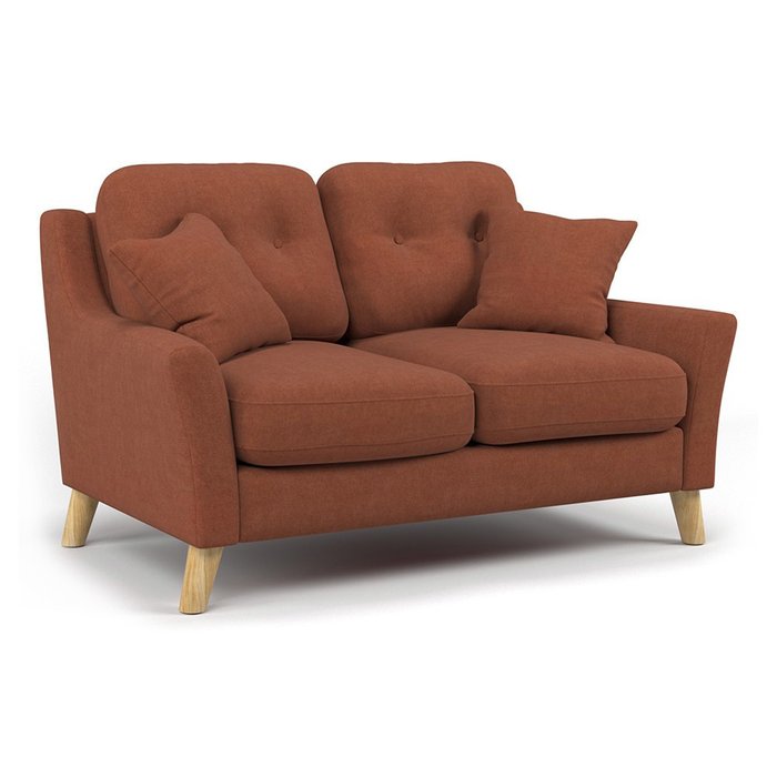 Диван Raf ST двухместный коричневого цвета - купить Прямые диваны по цене 40600.0
