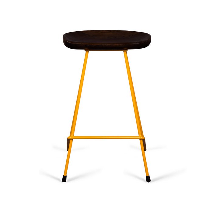 Табурет полубарный Zip с желтым каркасом - купить Барные стулья по цене 16600.0