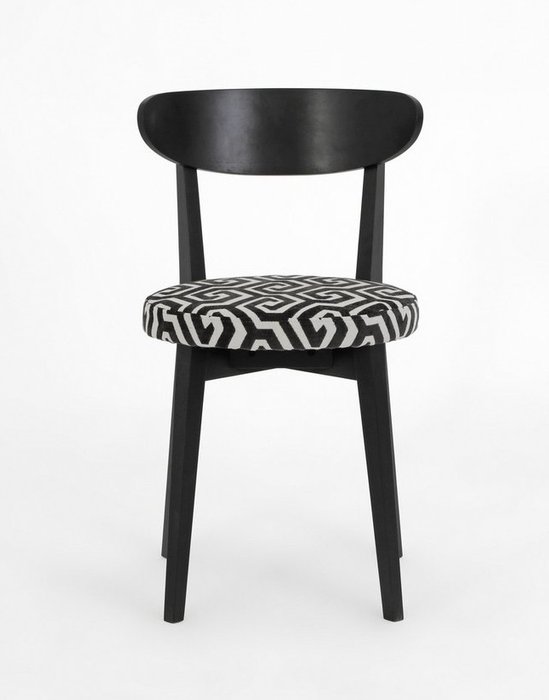 Стул Дакар черно-белого цвета - купить Обеденные стулья по цене 14400.0