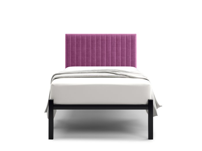 Кровать Лофт Mellisa Steccato 90х200 пурпурного цвета без подъемного механизма - купить Кровати для спальни по цене 14400.0
