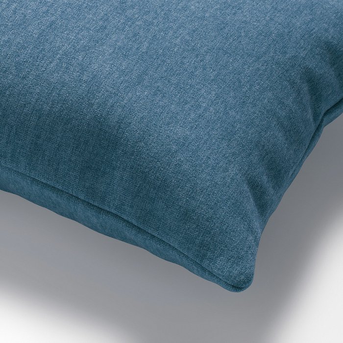 Чехол для декоративной подушки Mak fabric dark blue темно-синего цвета - купить Декоративные подушки по цене 1590.0
