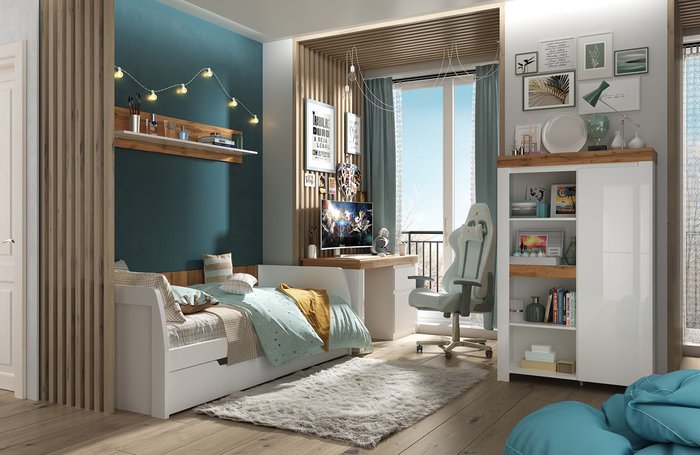 Стол письменный Taurus бело-бежевого цвета - лучшие Письменные столы в INMYROOM