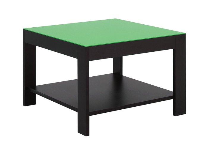 Стол журнальный Cubik с зеленой столешницей