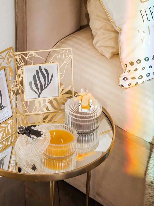 Ароматическая свеча Butter Cake & Vanilla в стекле - лучшие Ароматы для дома в INMYROOM
