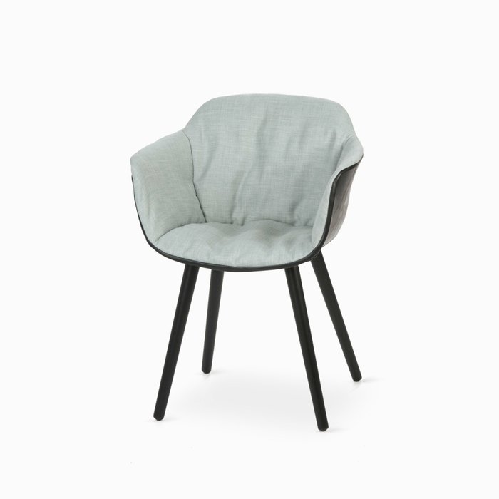 Обеденный стул Anat Armchair Soft 3.0 серого цвета Обеденный стул Anat Armchair Soft 3.0 серого цвета