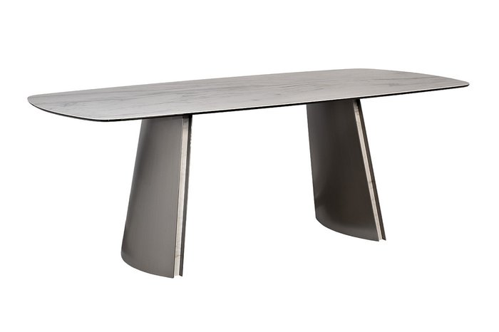 Обиженный стол Johannesburg 240 бело-серого цвета - купить Обеденные столы по цене 237600.0