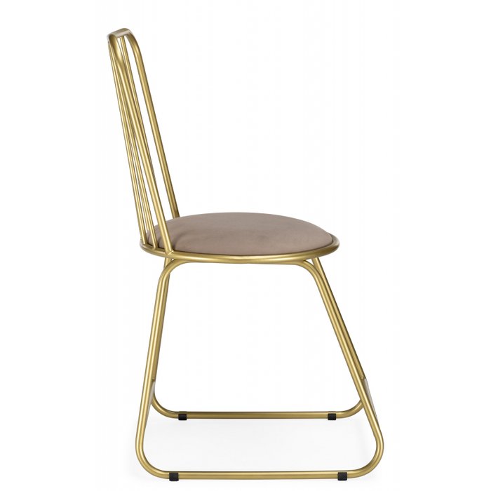 Обеденный стул Лирион бежевого цвета - лучшие Обеденные стулья в INMYROOM