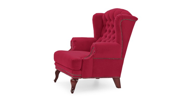 Кресло Стоколма 2 красного цвета - лучшие Интерьерные кресла в INMYROOM
