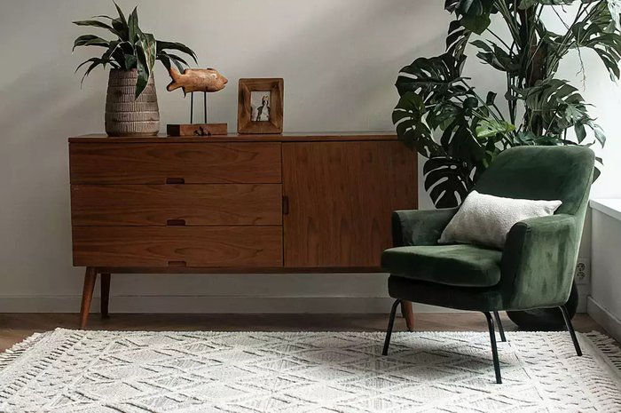 Ковер Sumatra Soft Mix 160x230 бежевого цвета - купить Ковры по цене 28500.0