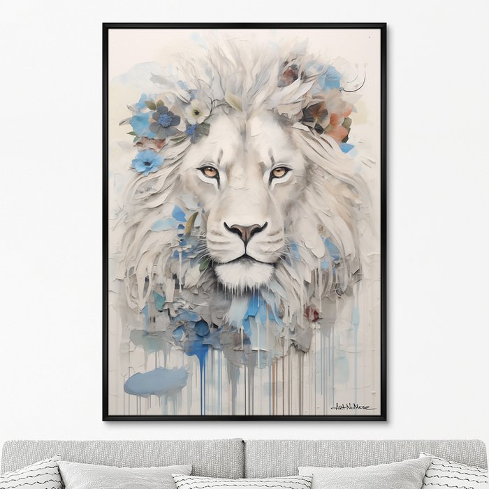 Репродукция картины Blooming Lion, 2024г. - купить Картины по цене 24999.0