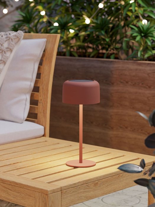 Светильник уличный (настольная лампа) светодиодный на солнечной батарее диммируемый EGLO ROCCANOVA 901896 - купить Настольные лампы по цене 4650