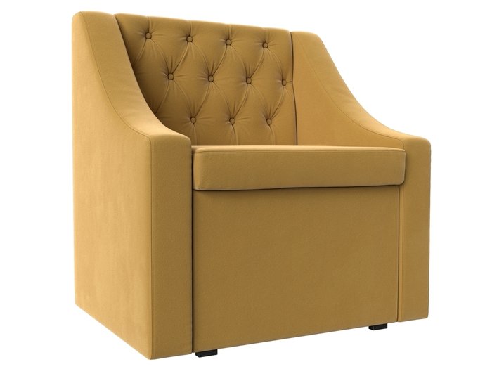 Кресло Мерлин желтого цвета