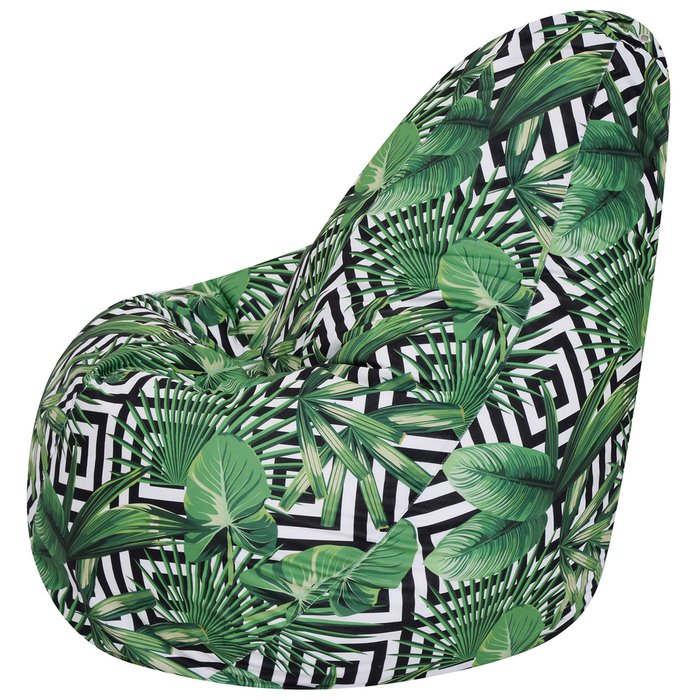 Кресло-мешок Груша 2XL Оранжерея зеленого цвета  - купить Бескаркасная мебель по цене 5090.0
